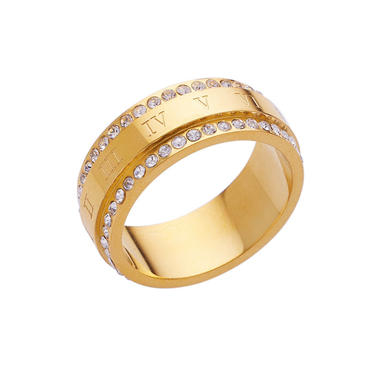 Roman numeral Ring
