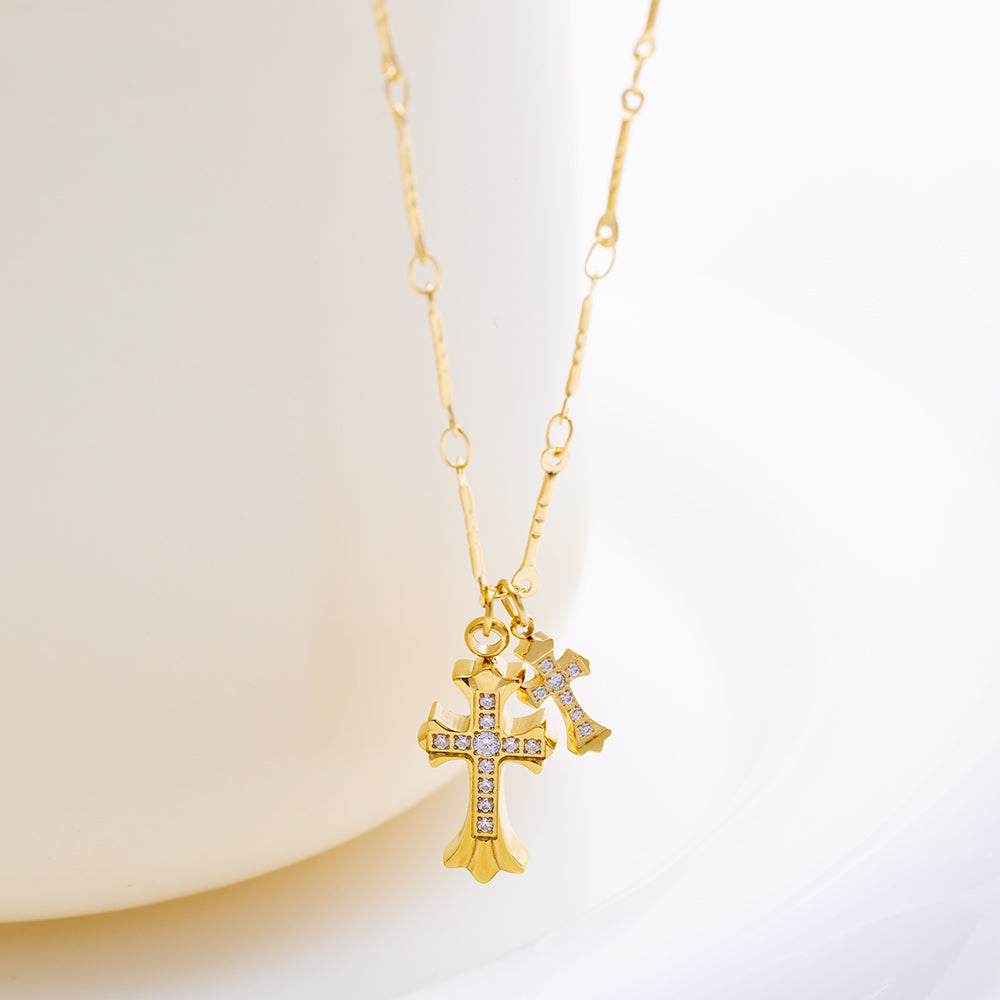 Lumira Cross Chain Necklace