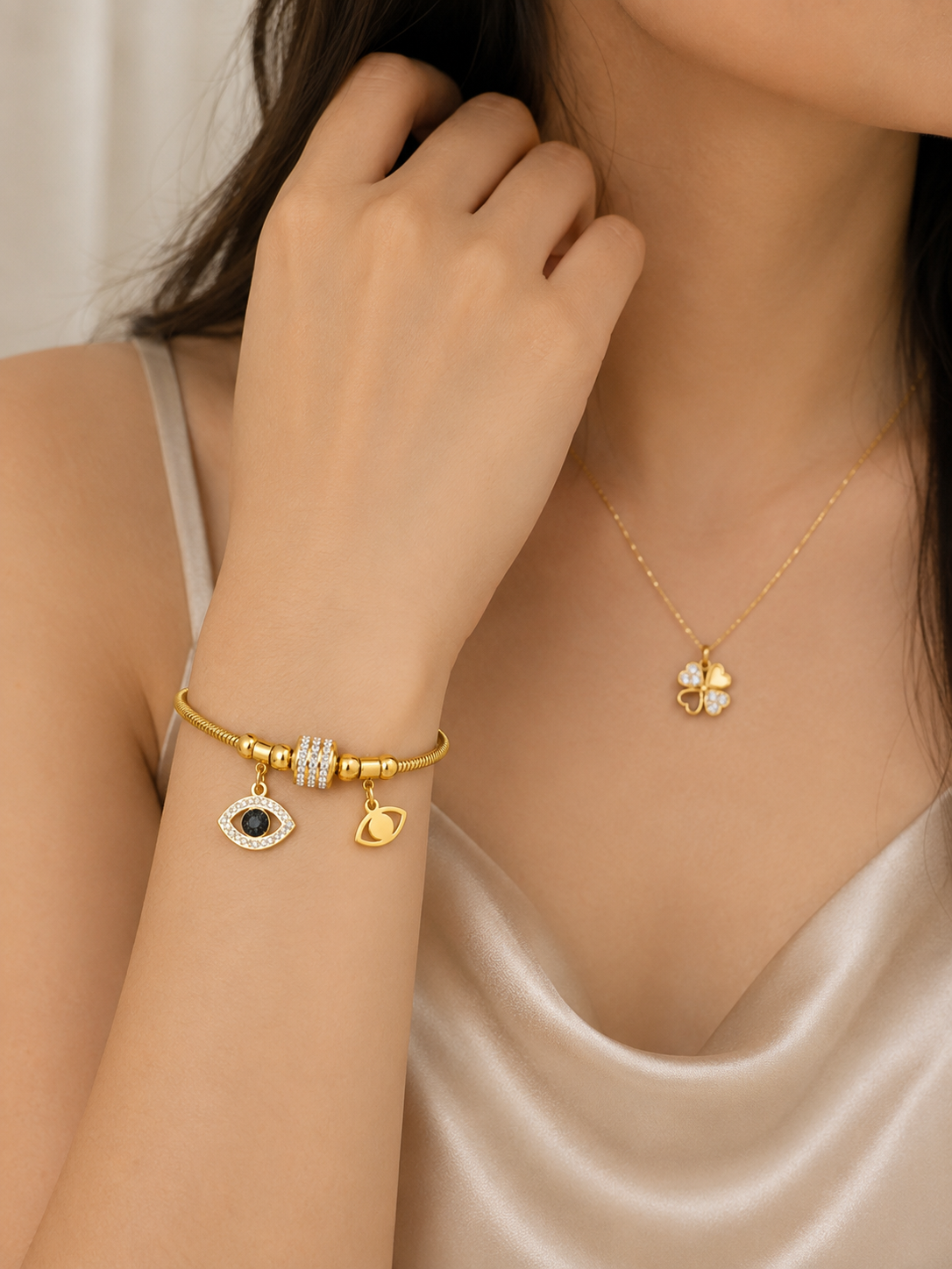Evil Eye Charm Bracelet