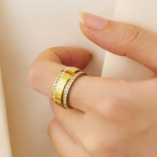 Roman numeral Ring