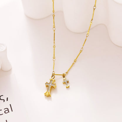 Lumira Cross Chain Necklace