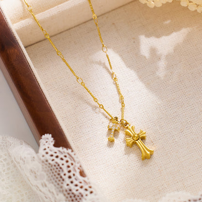 Lumira Cross Chain Necklace