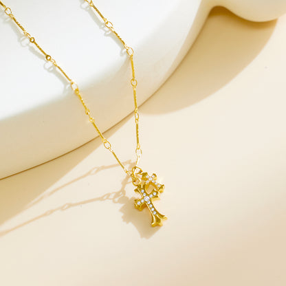 Lumira Cross Chain Necklace