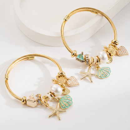 Ocean Charm Bangle
