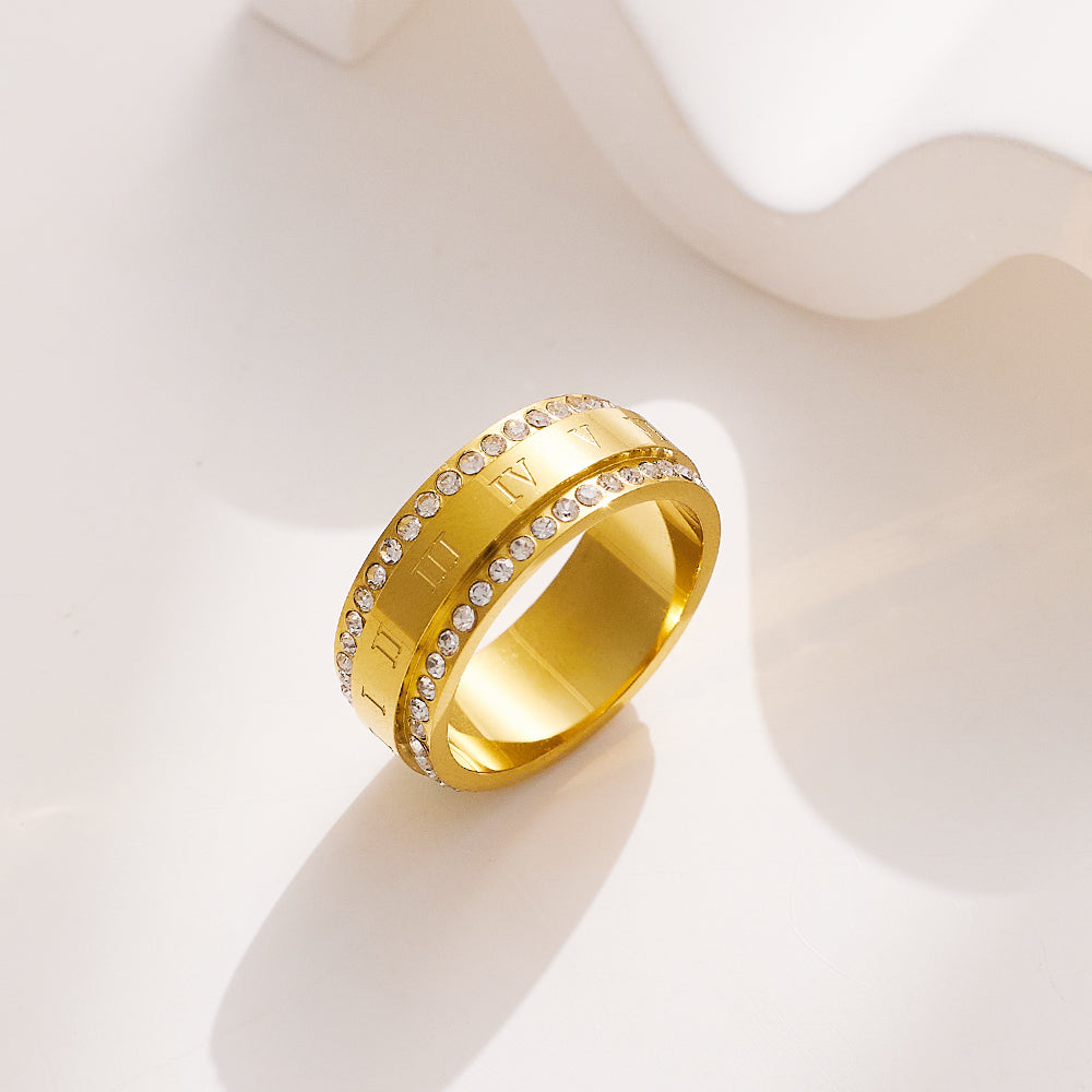 Roman numeral Ring
