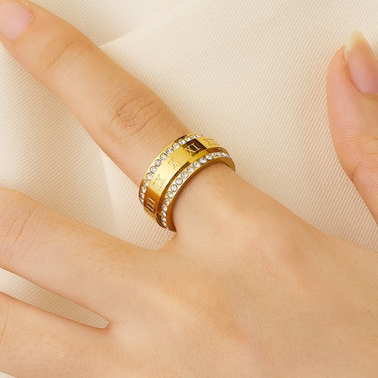 Roman numeral Ring